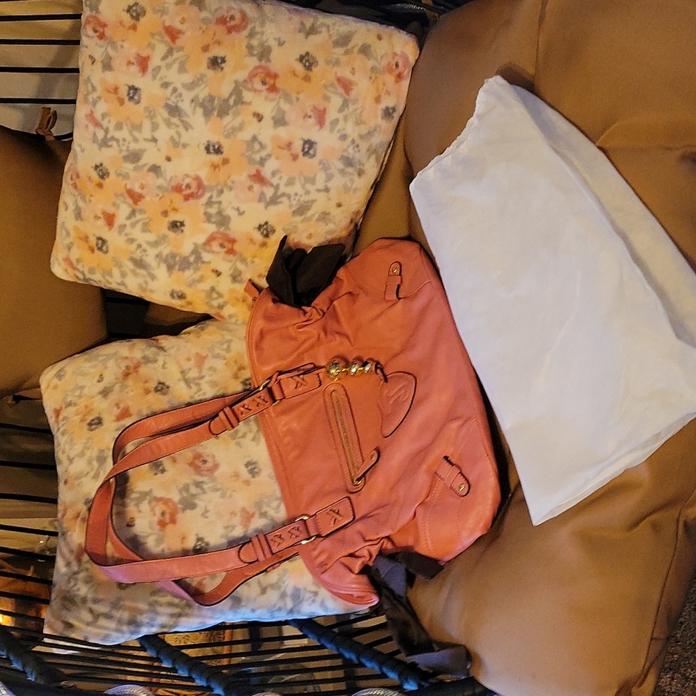 Salmon color Juicy Couture purse
